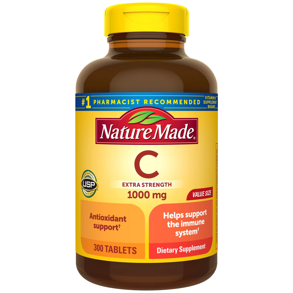 Nature Made Vitamin C 1000 mg bottle front for daily immune support.