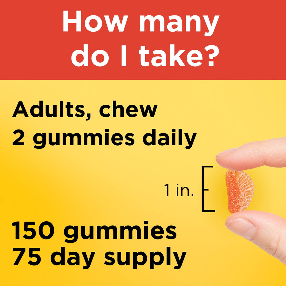 Nature Made Vitamin C Gummies gluten-free label signals allergen-friendly daily use.