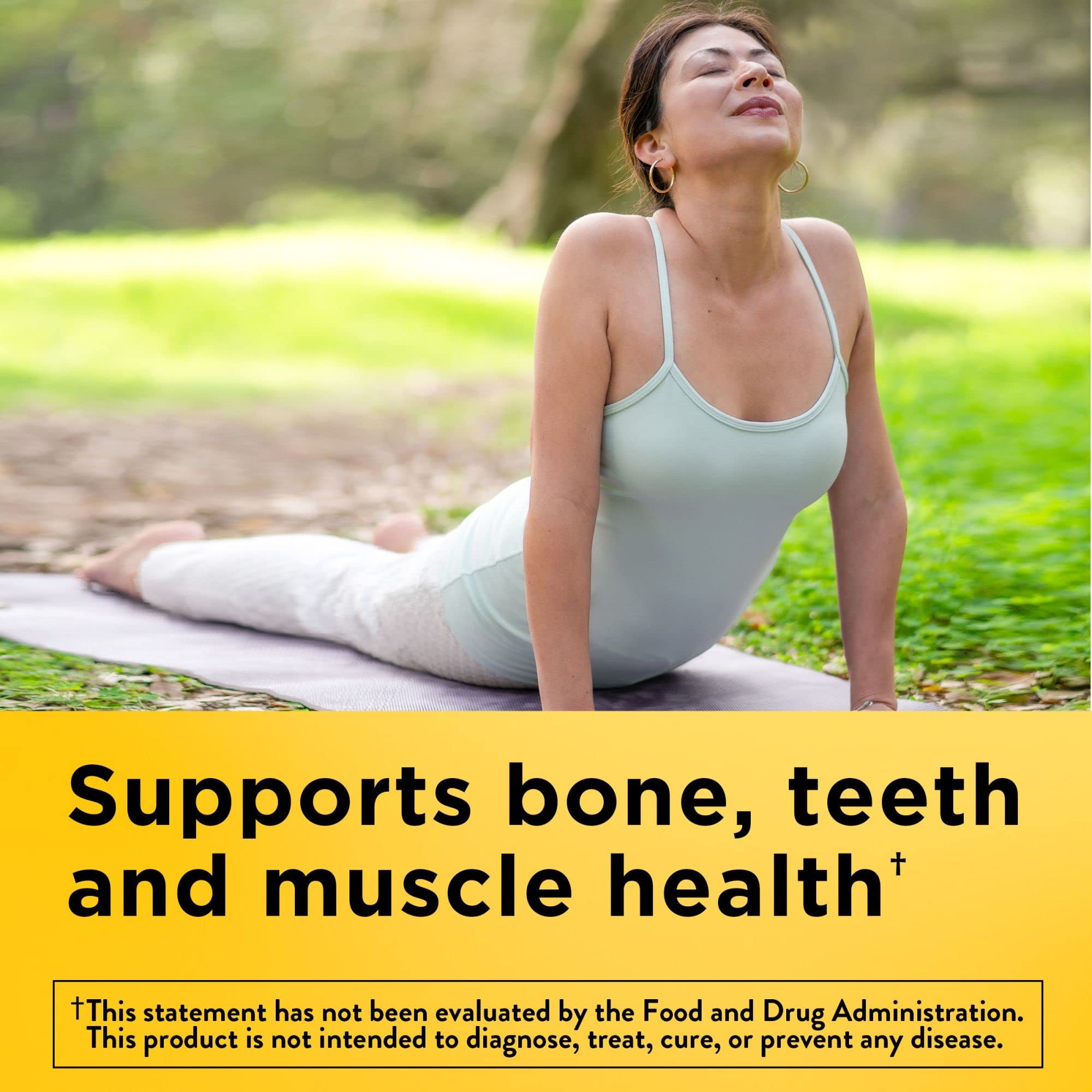 Nature Made Vitamin D3 1000 IU bottle front view for daily bone health support