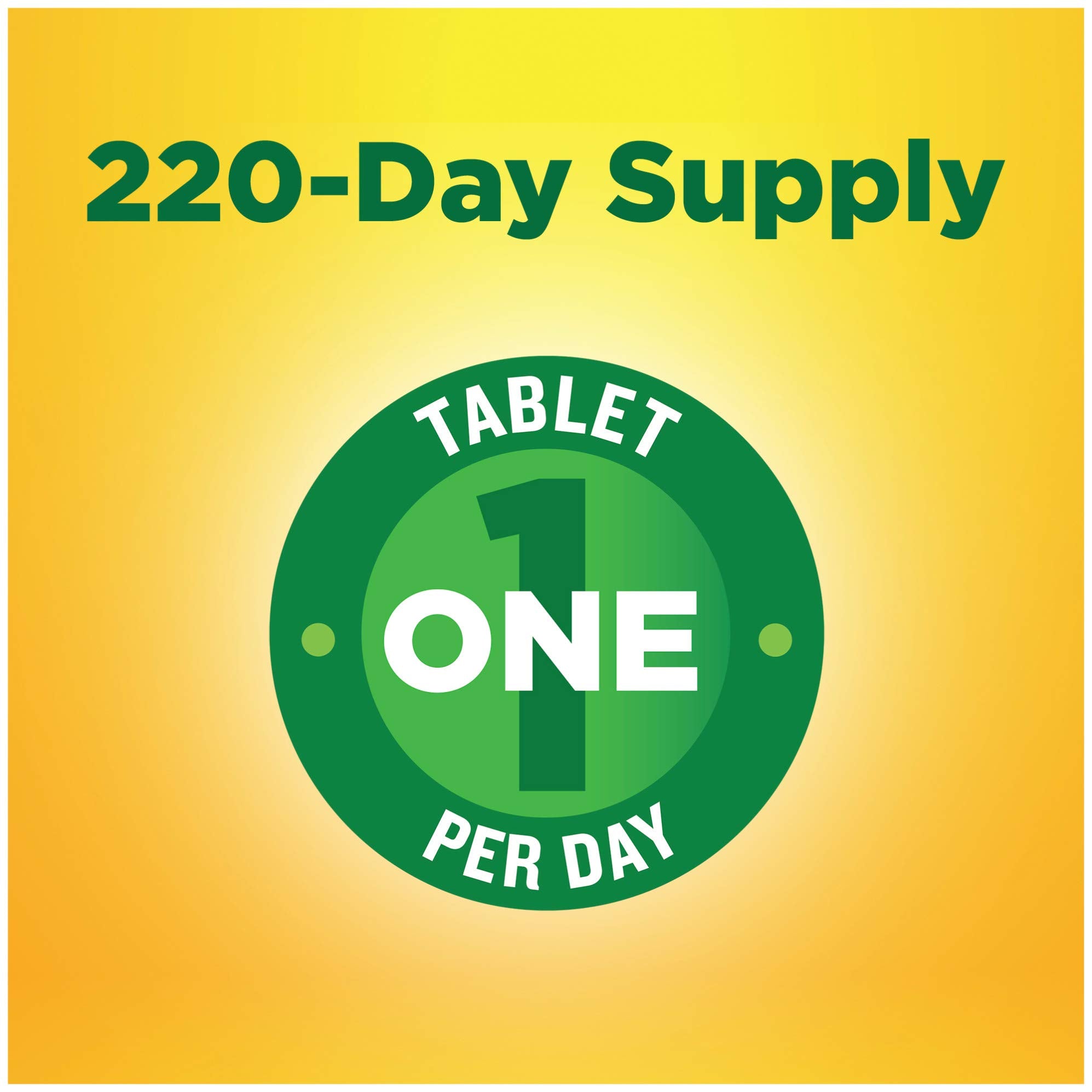 Nature Made Vitamin D3 bottle on kitchen counter ready for daily use.