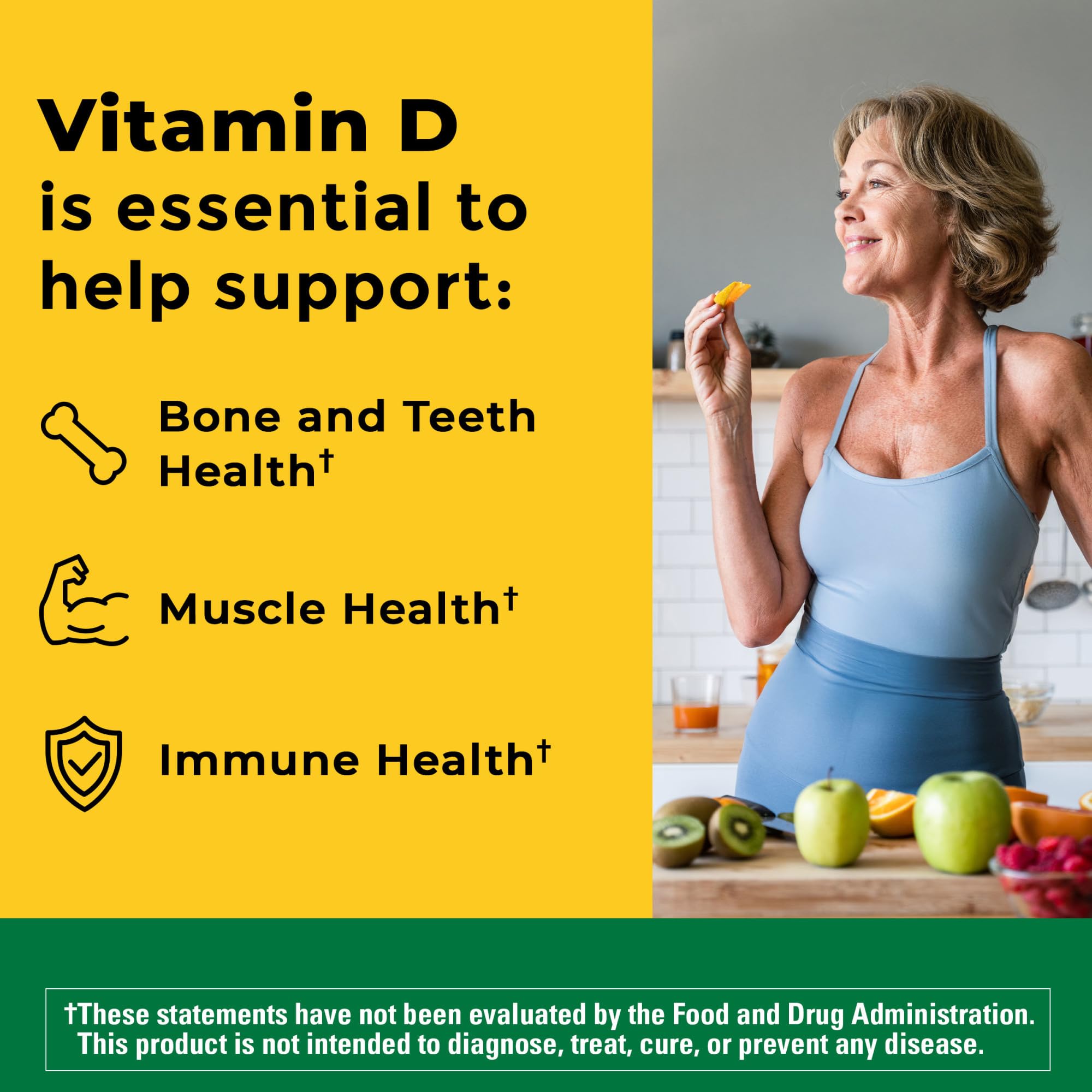 Nature Made Vitamin D3 USP verified label on bottle