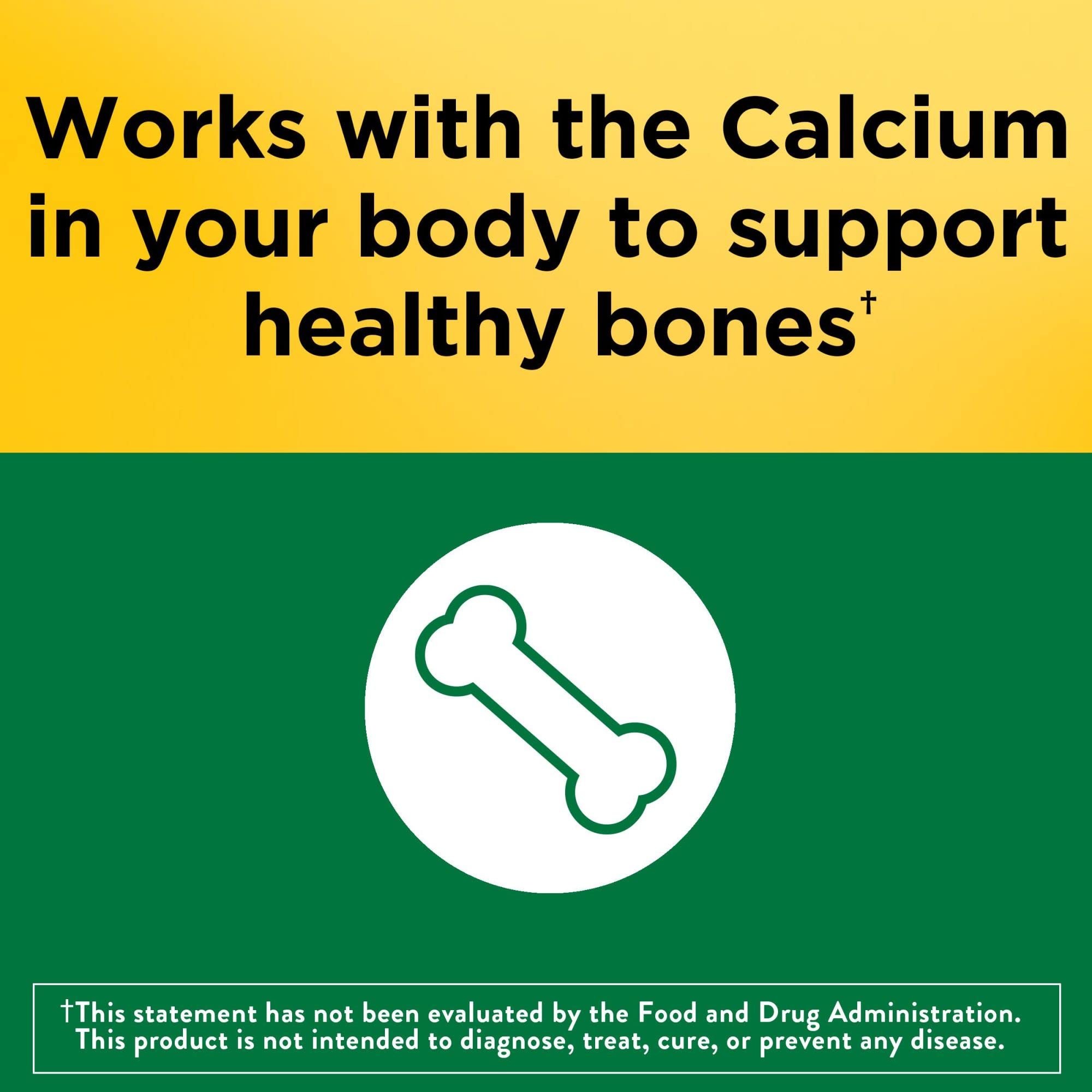 Nature Made Vitamin K2 bone-support softgels on shelf.