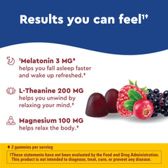 Nature Made Wellblends Sleep & Recover con L-teanina 200 mg para relajar la mente.