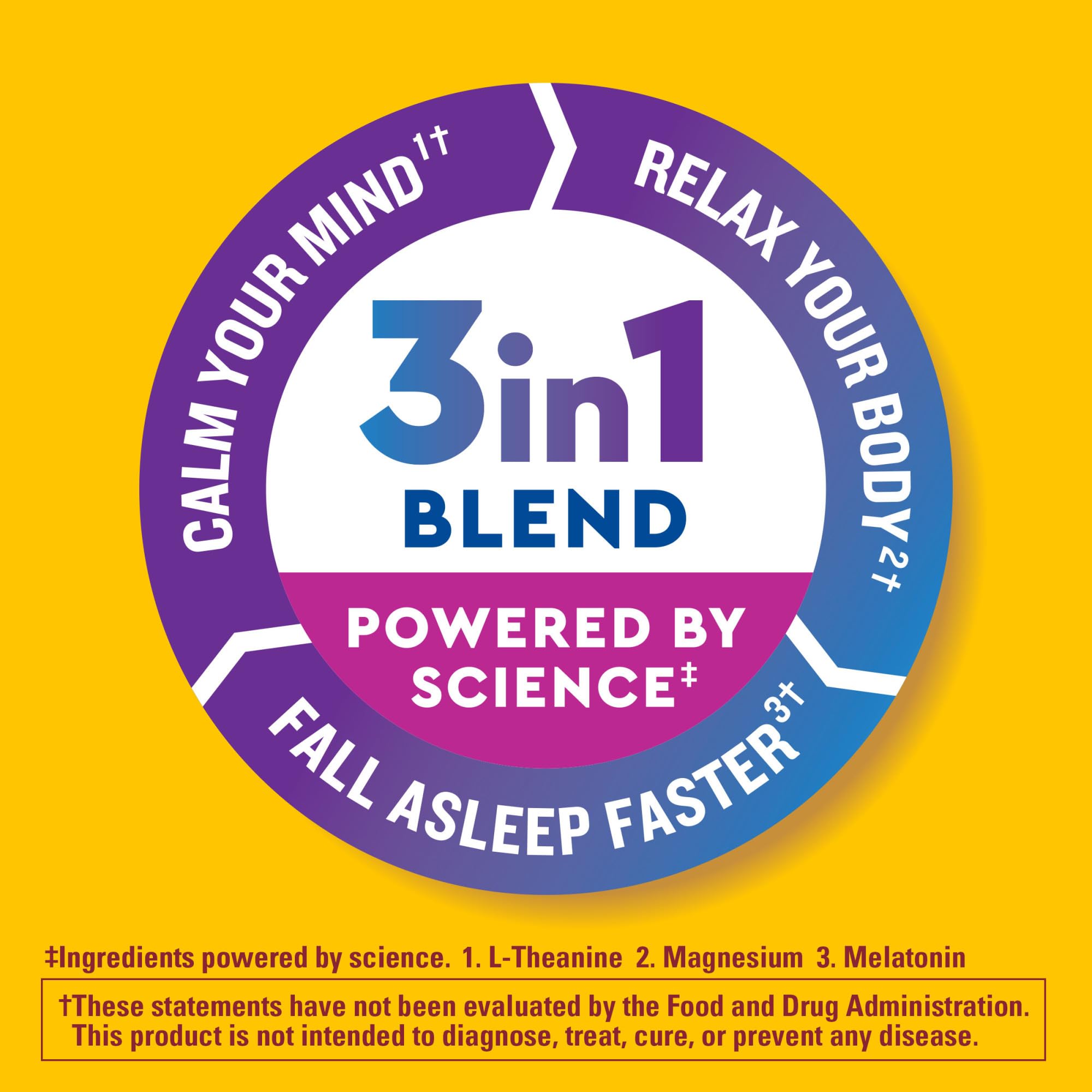 Nature Made Wellblends Sleep & Recover con melatonina 3 mg para conciliar el sueño.