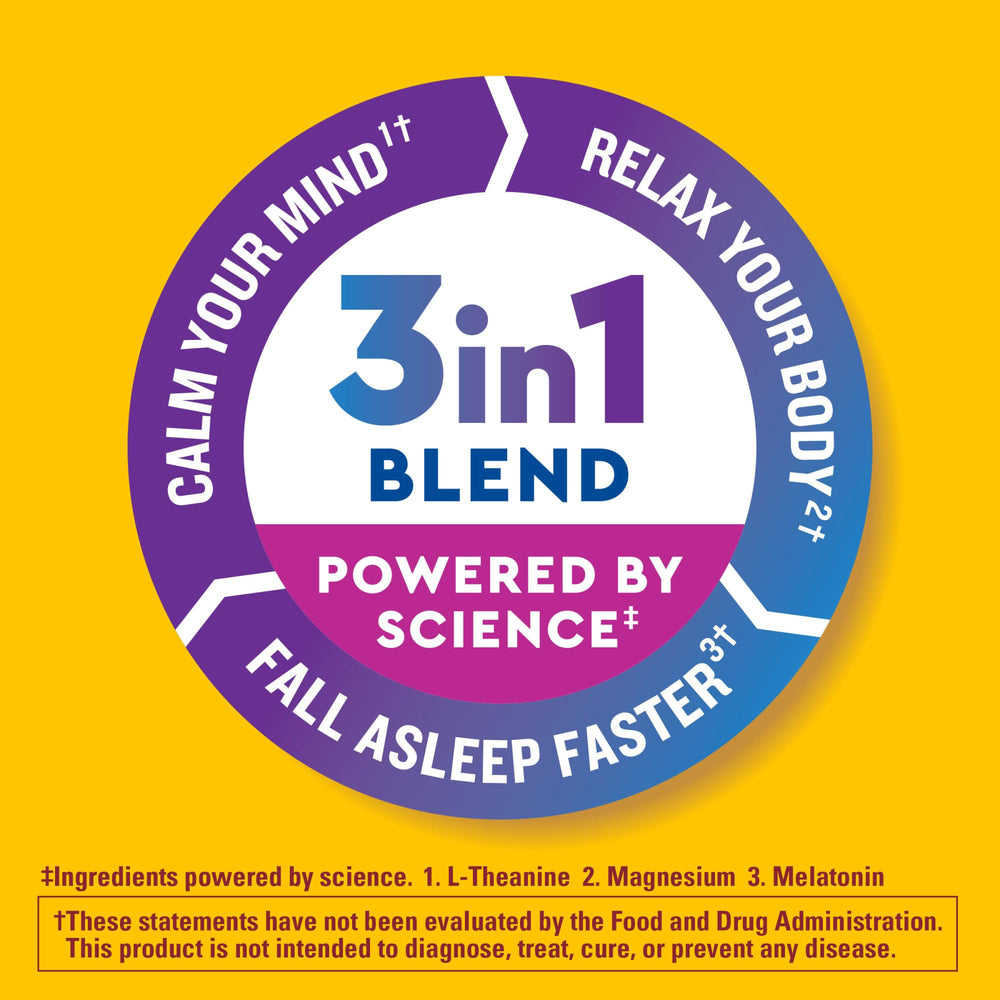 Nature Made Wellblends Sleep & Recover con melatonina 3 mg para conciliar el sueño.