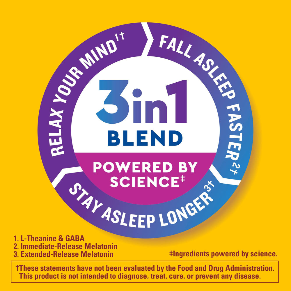 Nature Made Wellblends Sleep Longer box packaging highlights time-release melatonin.