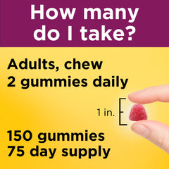 Nature Made gummies featuring EPA and DHA omega-3s for heart-friendly nutrients
