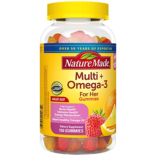 Nature Made Women's Multivitamin with Omega-3 on store shelf display