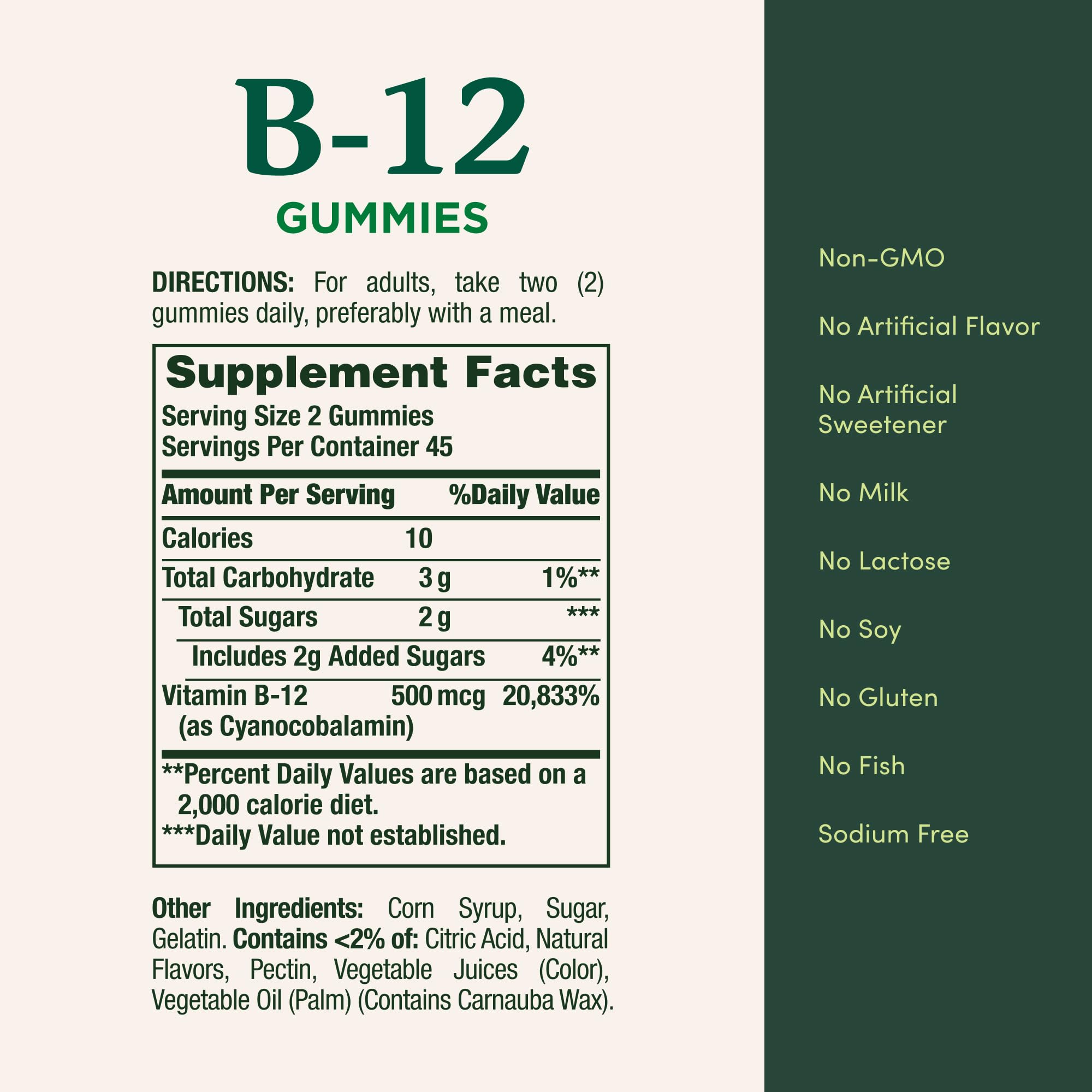 Nature's Bounty B12 gummies close-up texture for on-the-go energy