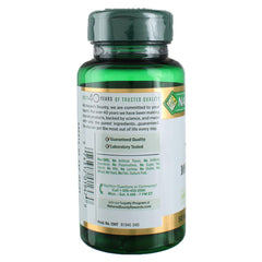 Nature's Bounty Milk Thistle softgels inside bottle are easy to swallow daily use.