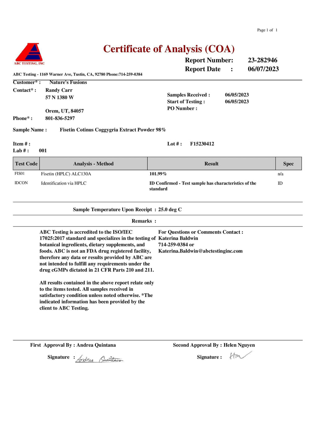 Nature's Fusions Nutri Fisetin 500mg dosage instruction—Mayo Clinic–style protocol reference.