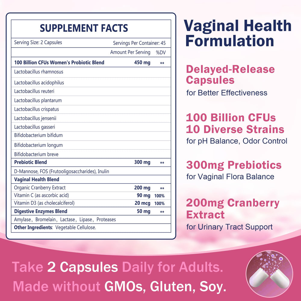 Nature Target 90-capsule bottle is dairy-free, Non-GMO, and shelf-stable.