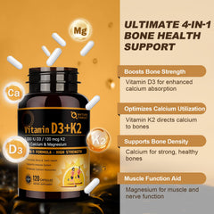 Nature Target calcium magnesium d3 k2 pill shows comprehensive mineral blend