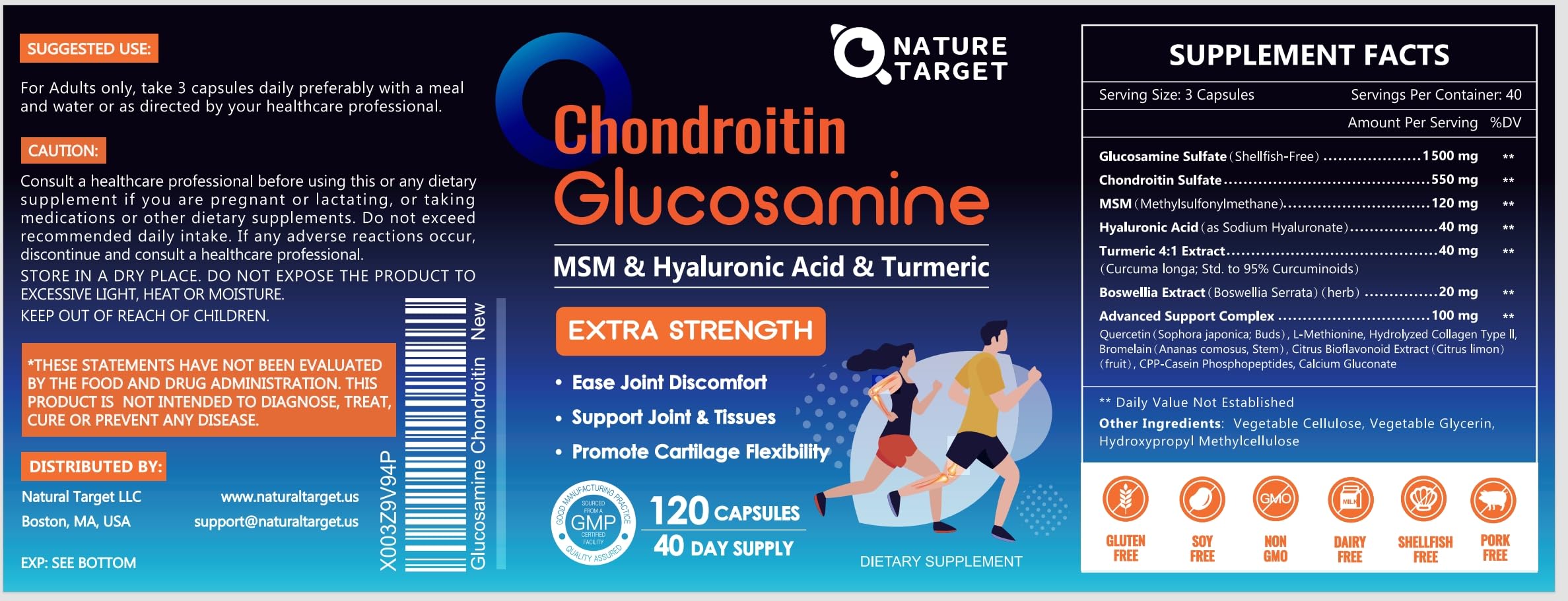 Nature Target casein phosphopeptides cpp capsules bottle aids nutrient absorption