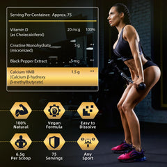 Nature Target creatine monohydrate powder scoop for convenient daily dosing.