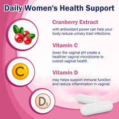 Nature Target Digestive enzymes supplement bottle supports digestion alongside vaginal health.