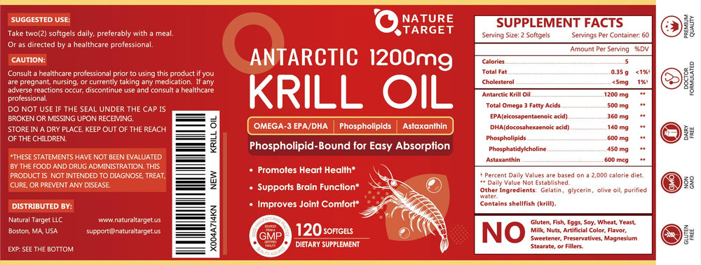 Nature Target Easy swallow softgels shown in capsule form.