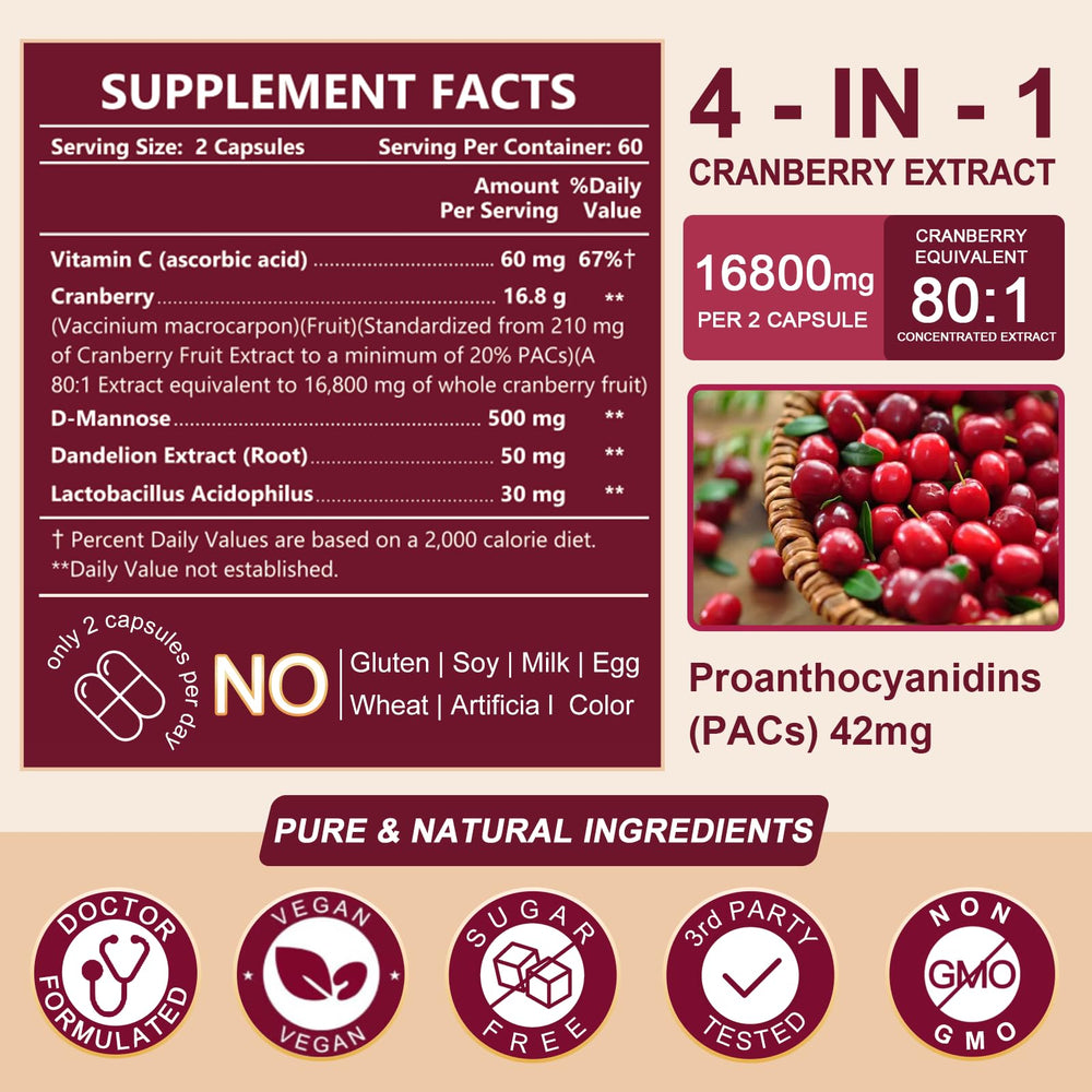 Nature Target extracto cranberry 80-1 concentración para mayor defensa diaria