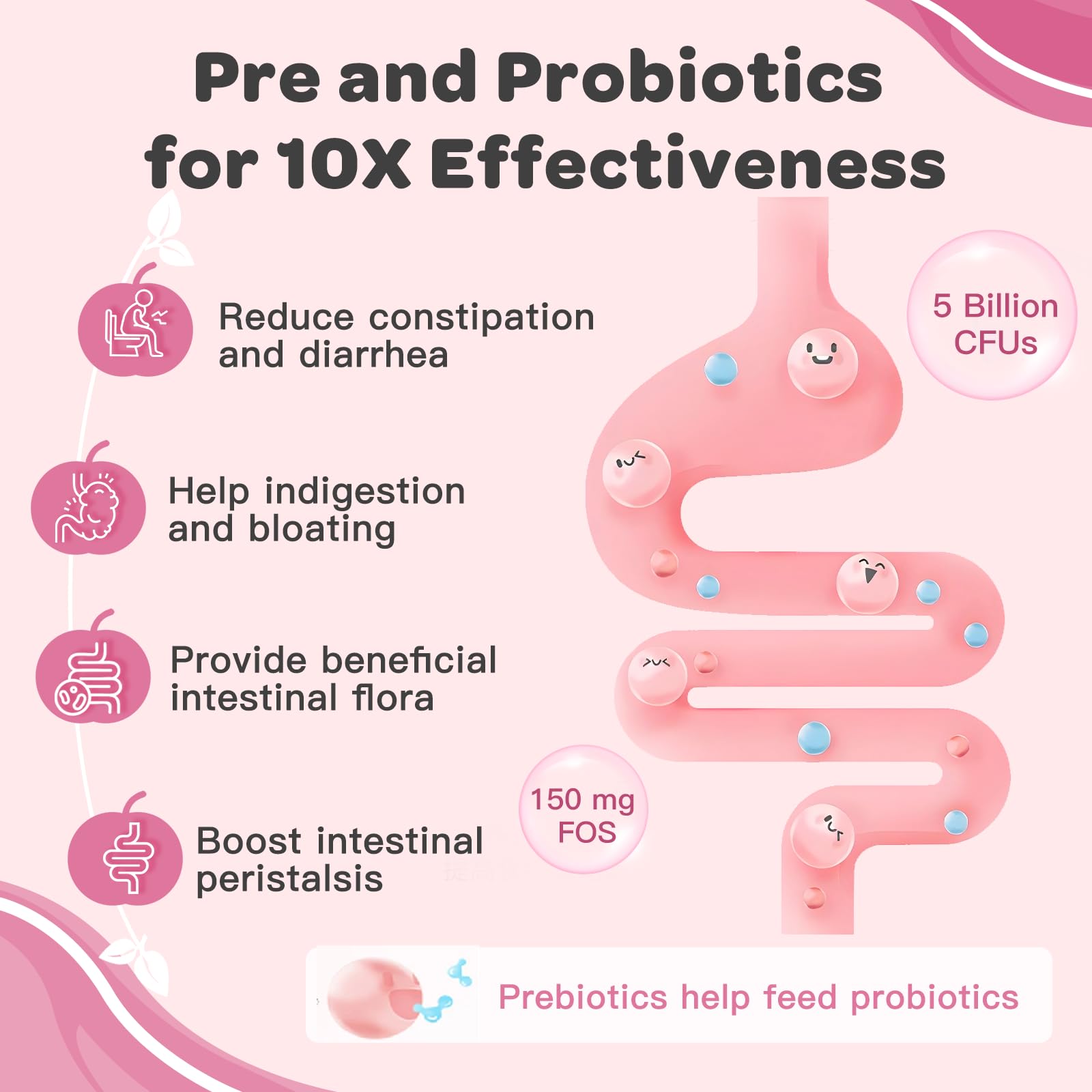 Nature Target Kids Probiotics dispensing jar showing easy-to-take gummies.