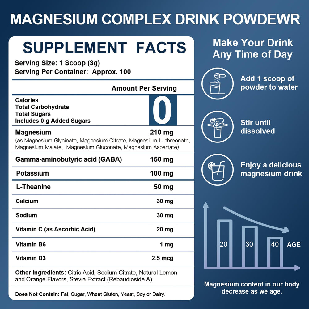 NATURE TARGET magnesium powder being poured into a glass for easy mixing