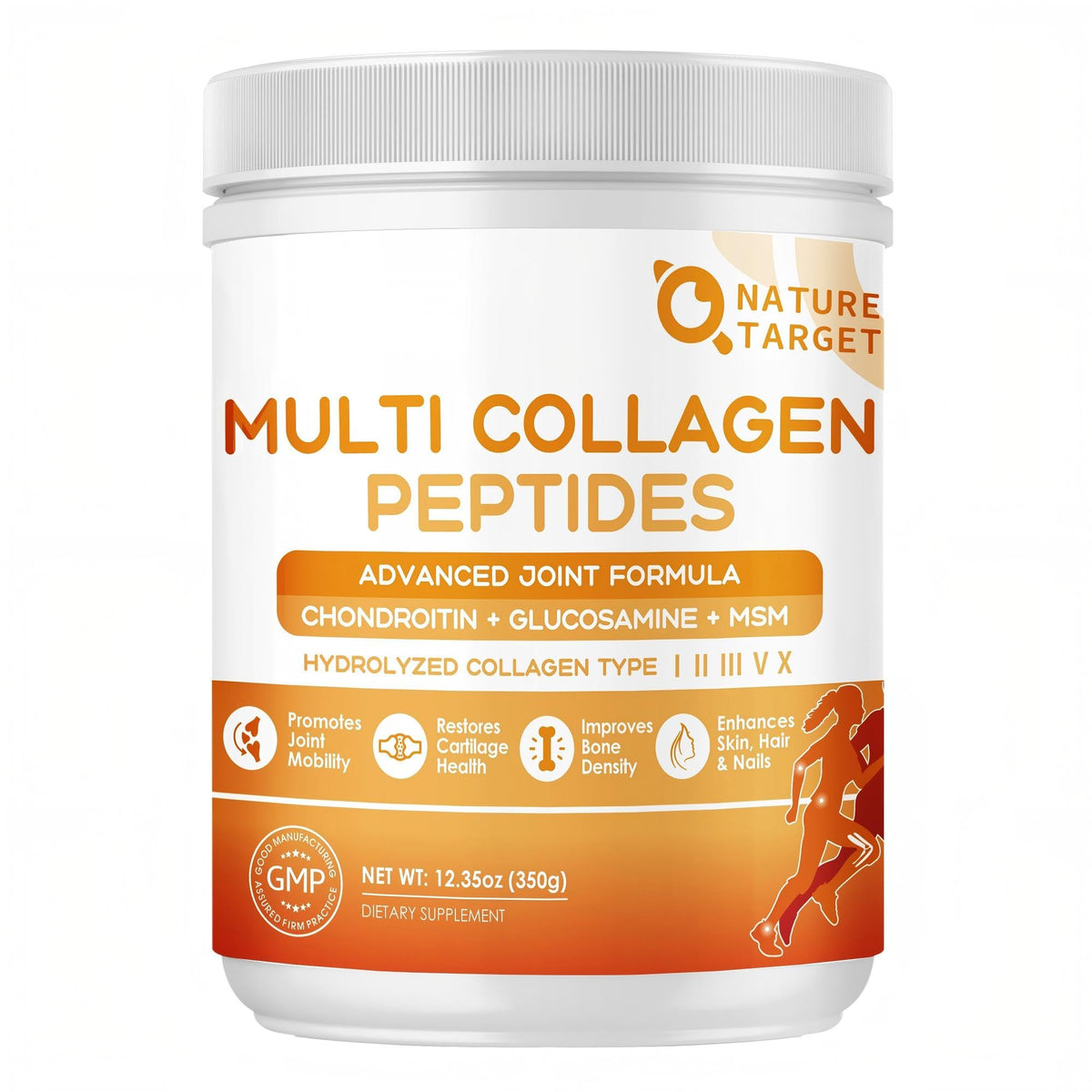 Nature Target multi-collagen bottle for daily joint support