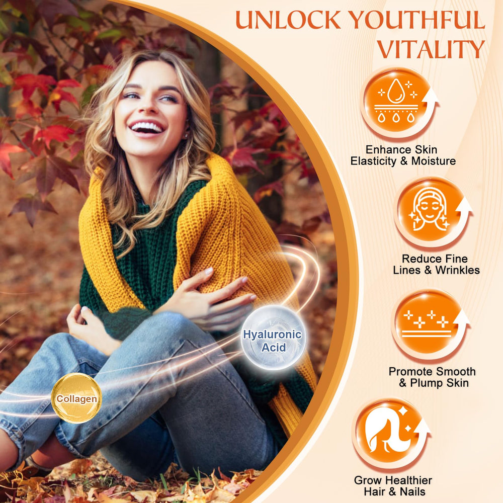 Nature Target collagen powder blends into juice for hydration and skin glow.