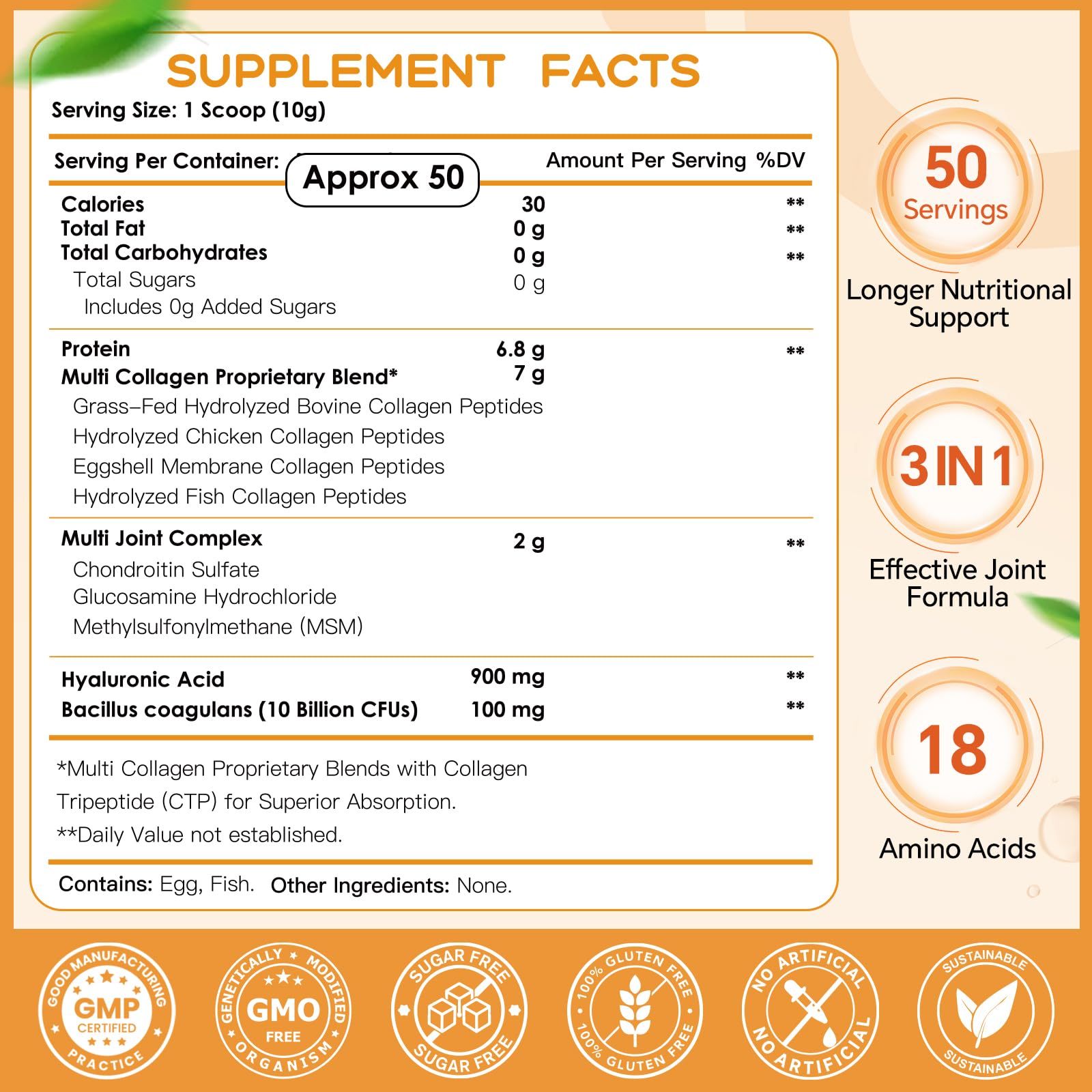 Nature Target scoop with powder for simple, consistent daily dosing.