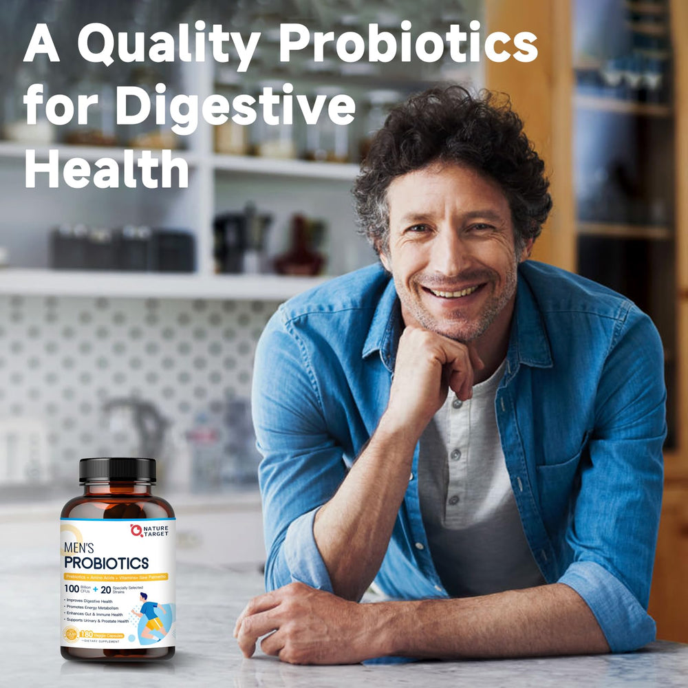 Nature Target packaging emphasizes shelf stability and daily dosing routine.