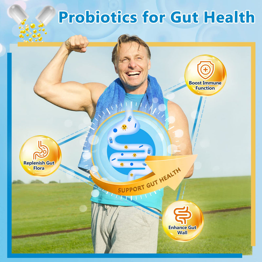 Nature Target Probiotics for Men veggie capsules indicate dairy-free, Non-GMO formula.