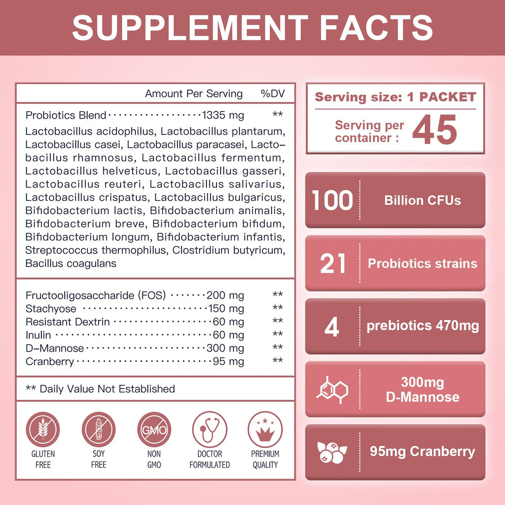 Nature Target Probiotics prebiotic blend highlighting fiber support for digestion.