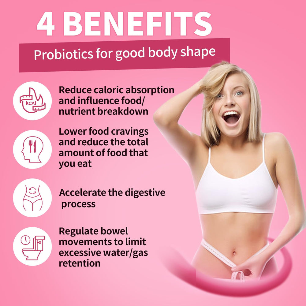 Nature Target organic prebiotics and probiotics for women's gut health.