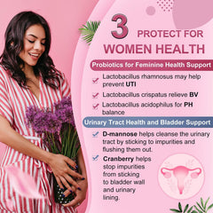 Nature Target Probiotics for Women packaging on shelf, non-GMO and gluten-free.
