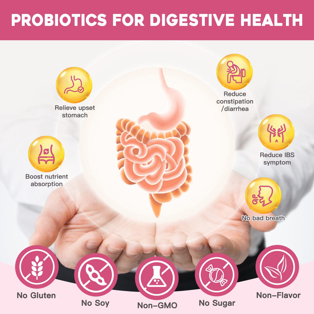 Nature Target probiotics for women dissolves powder for quick mix with water or saliva.