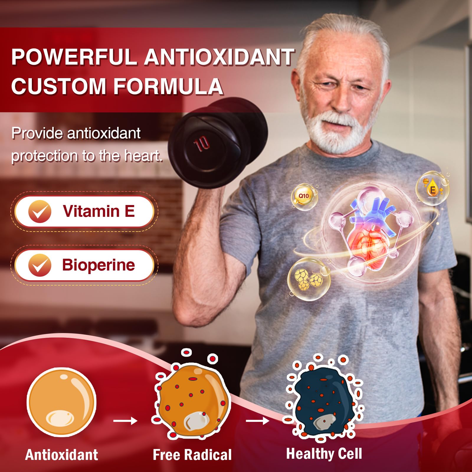 Softgels being poured for easy swallowing.