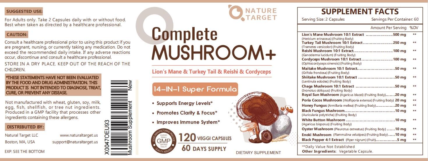 Nature Target Pairing with drinks or meals for versatile daily use