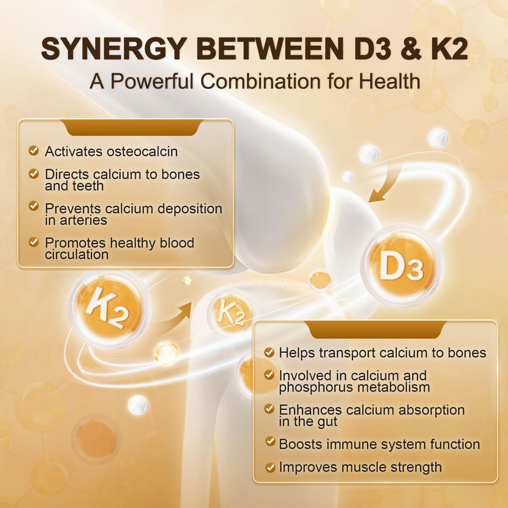 Nature Target Vitamin D3 K2 bottle pour for daily calcium support