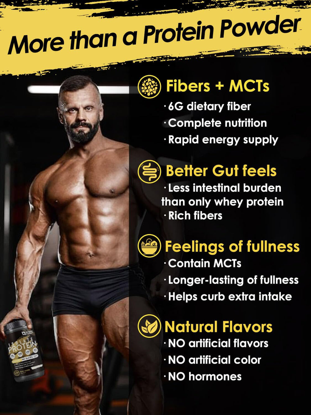 NATURE TARGET Whey Protein Ingredients Blend, animal and plant proteins for balanced nutrition.