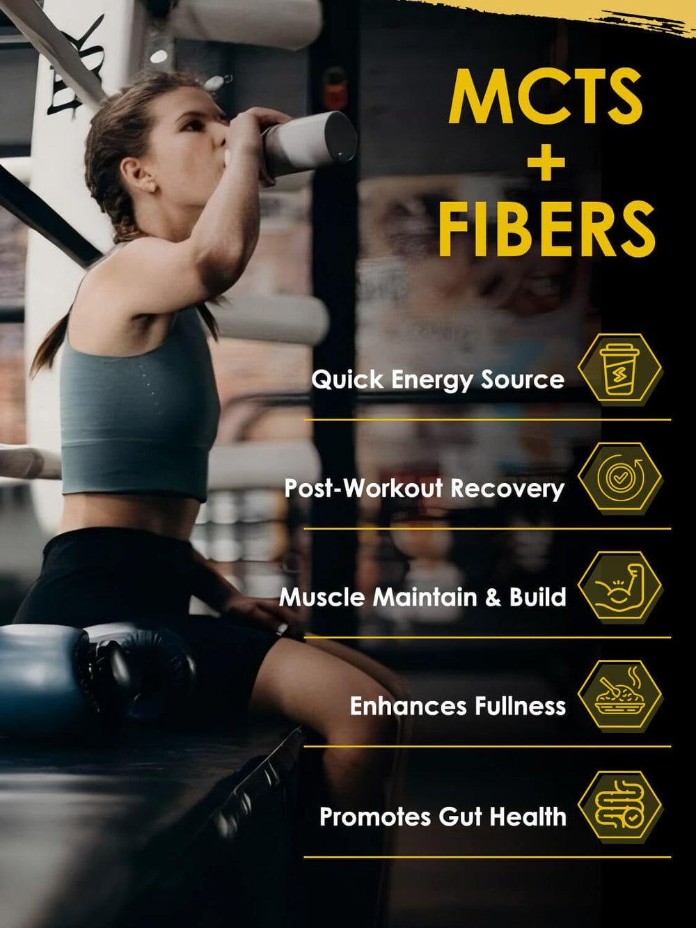 NATURE TARGET Whey Protein Label Panel, sugar-free and low-fat formula at a glance.