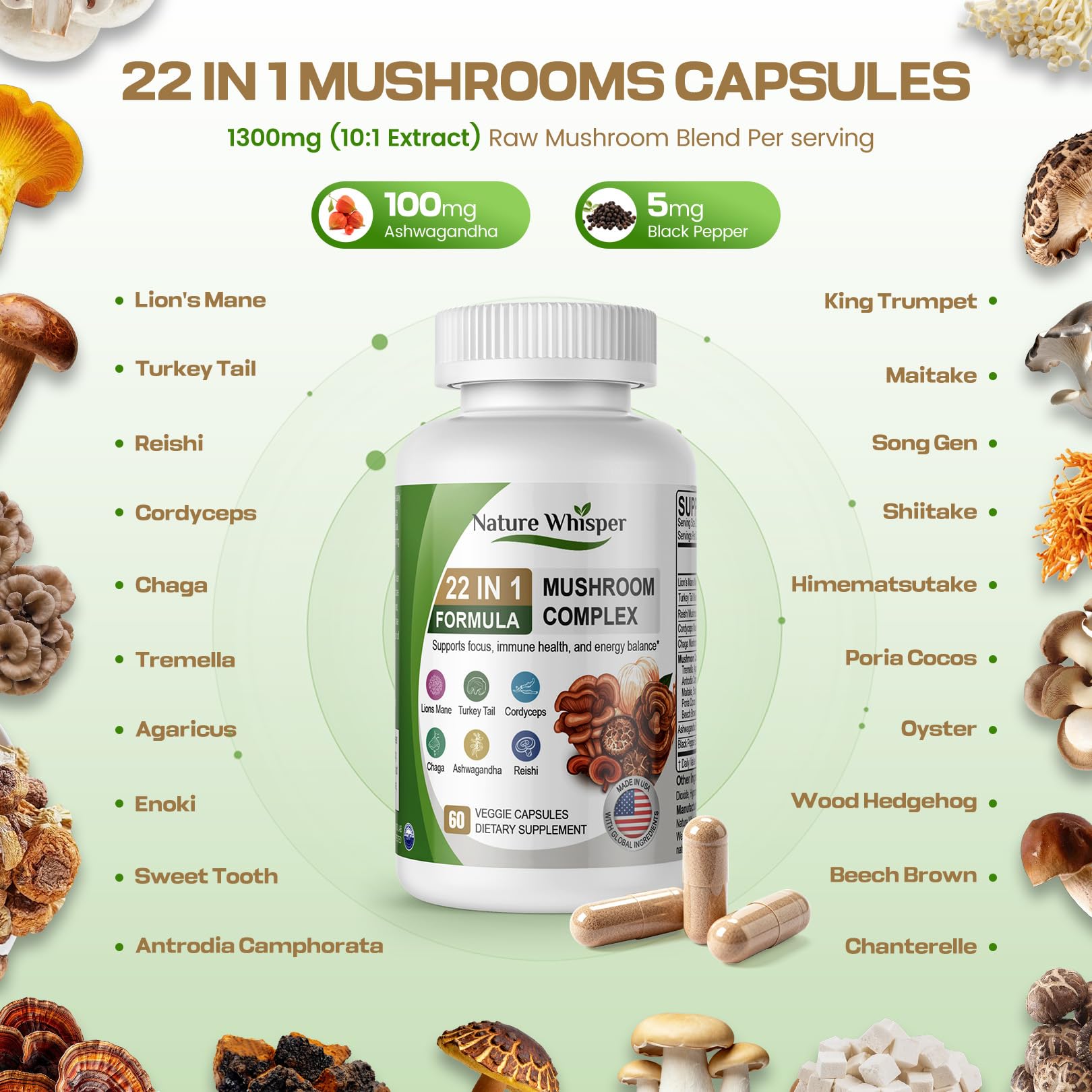 Tapita medidora Nature Whisper 22 en 1: dosificación fácil
