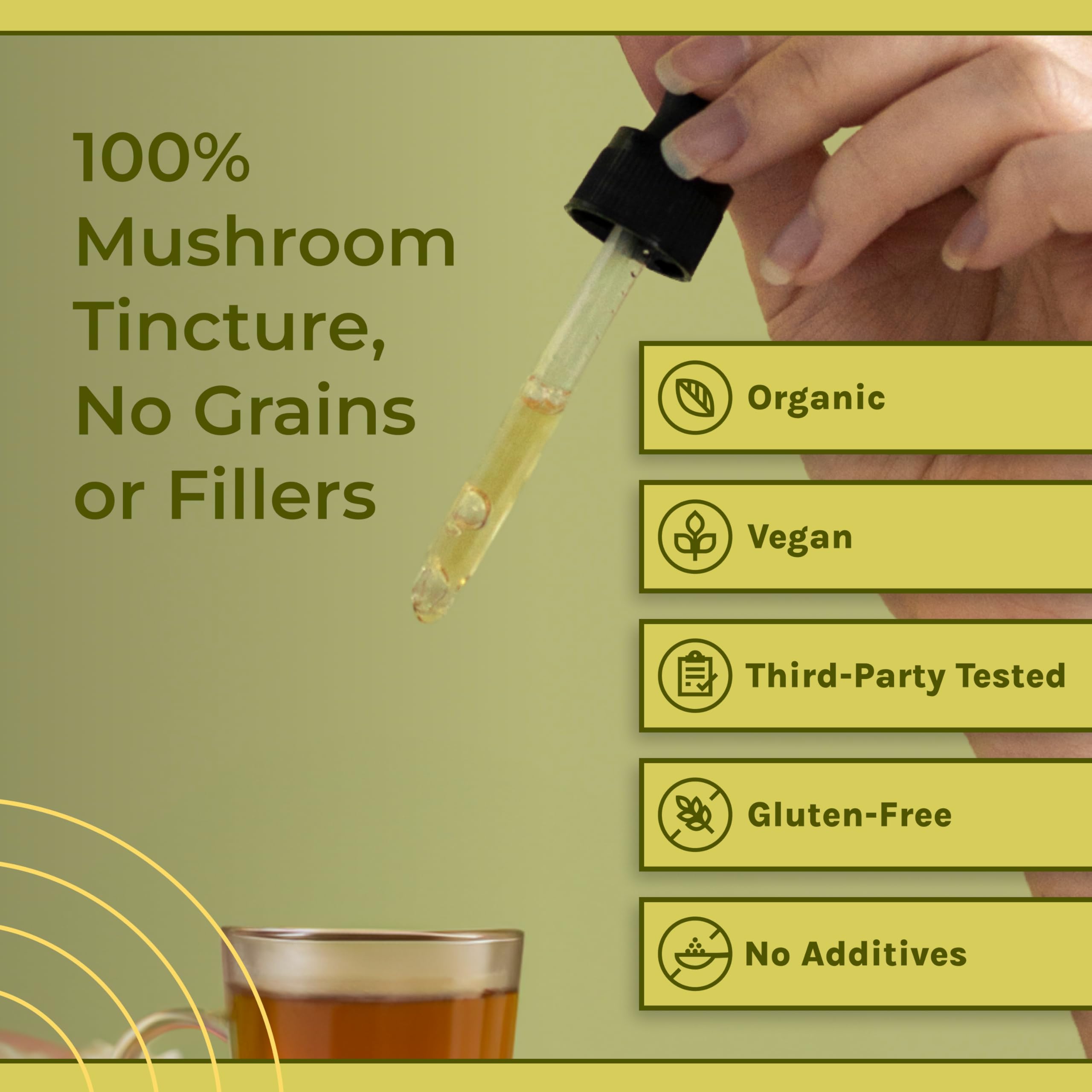 Naturealm label highlighting non-GMO vegan ingredients