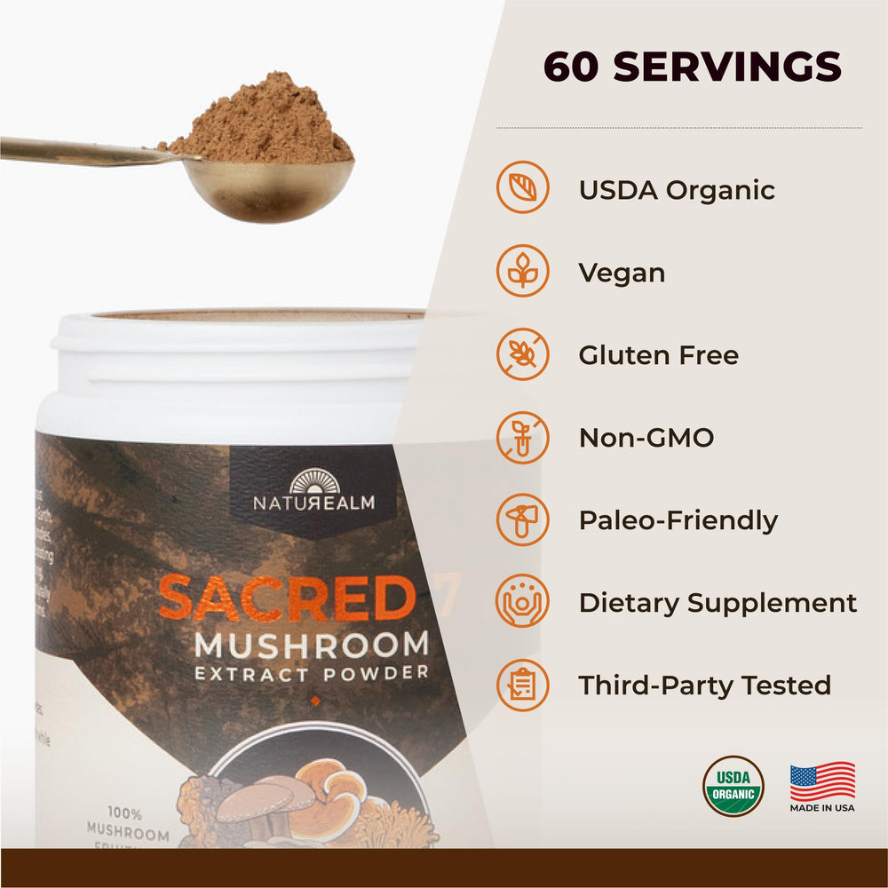 Naturealm Sacred 7 supports a calm, focused morning routine.