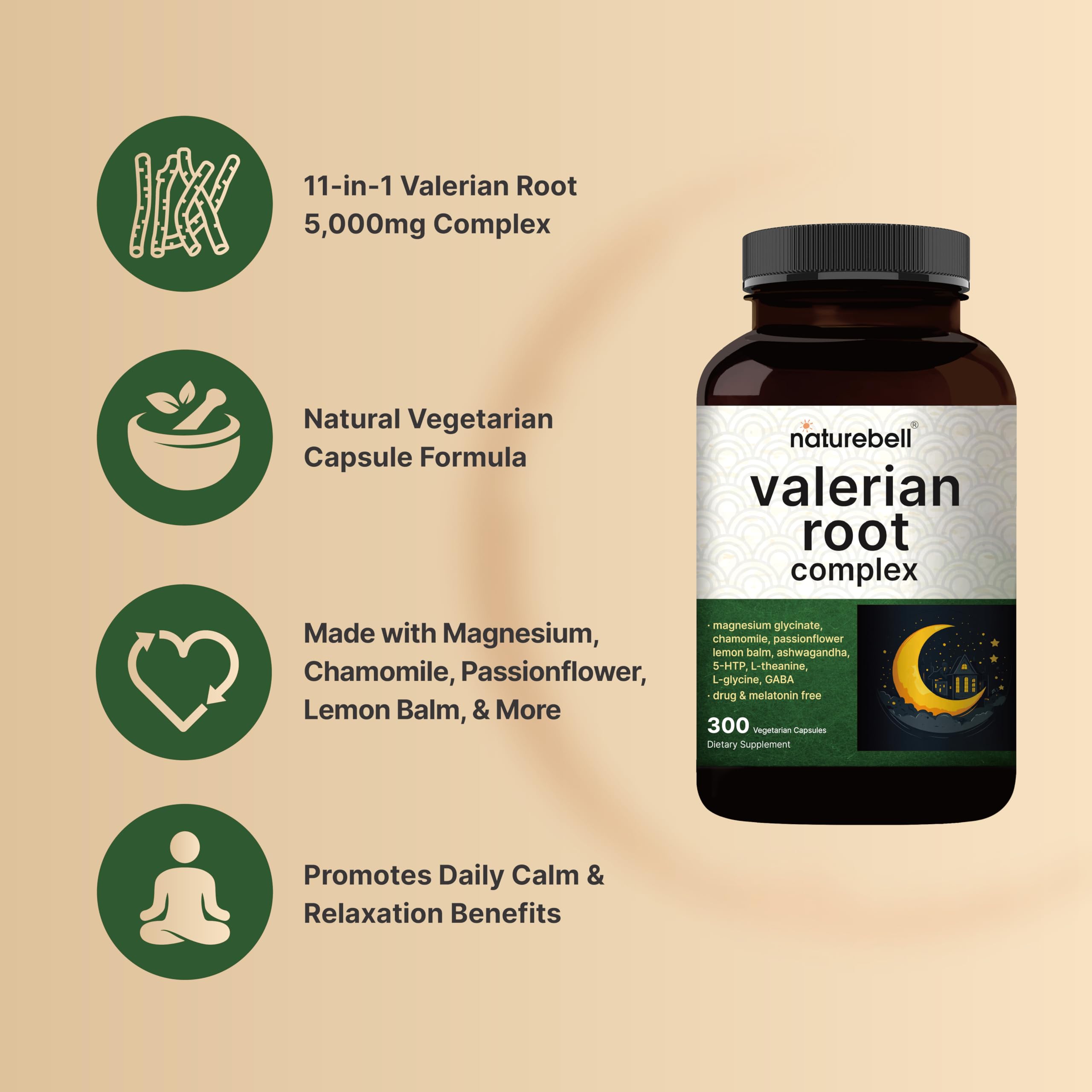 NatureBell 11-in-1 formula packaging highlighting comprehensive ingredients.