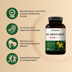 Bottled NatureBell with 240 capsules ready for long-term use