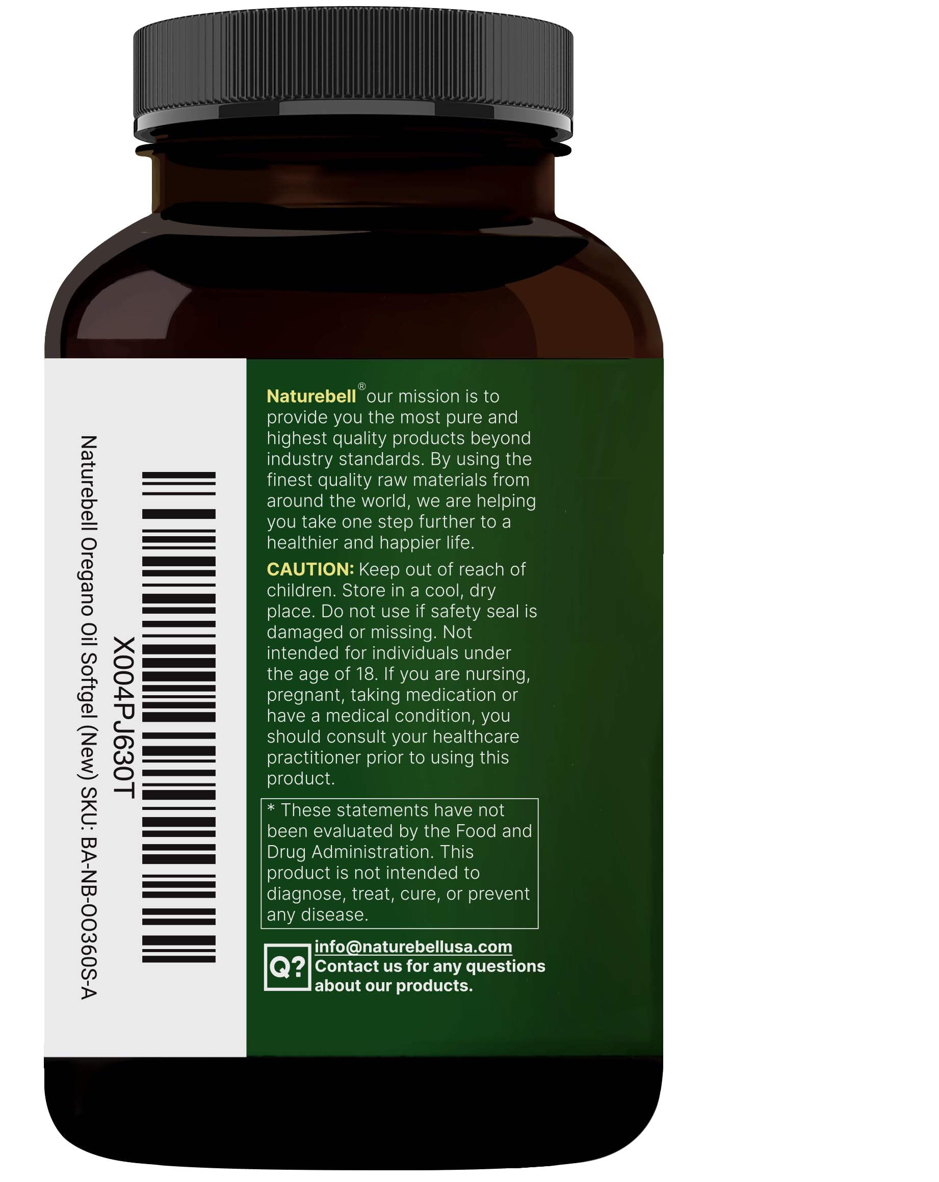 NatureBell 360-day supply softgels for long-lasting convenience and consistency