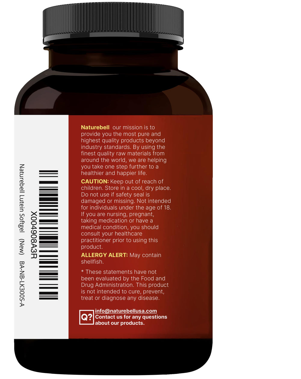 NatureBell 4-in-1 eye health formula in one bottle