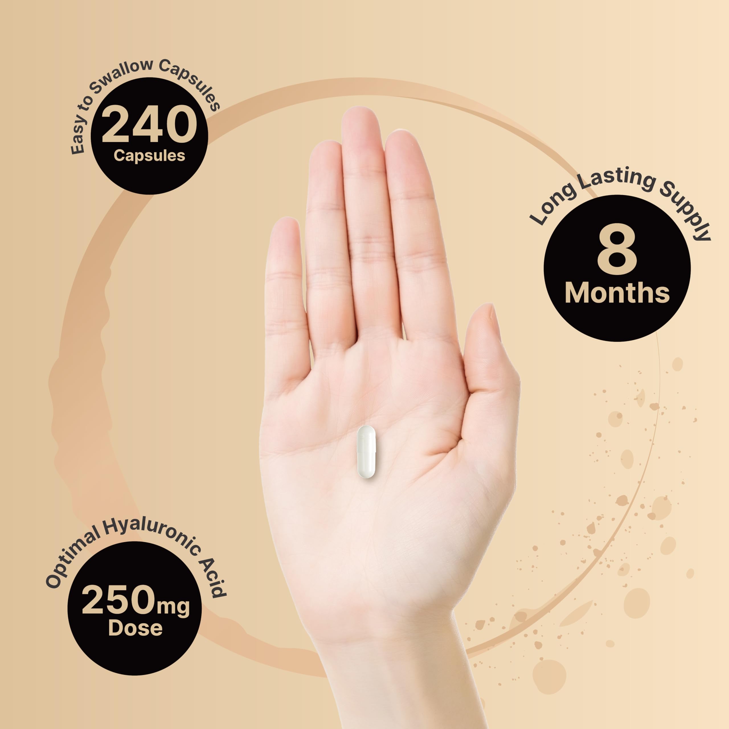 NatureBell biotin 5000mcg pill close-up for hair and nail routine.