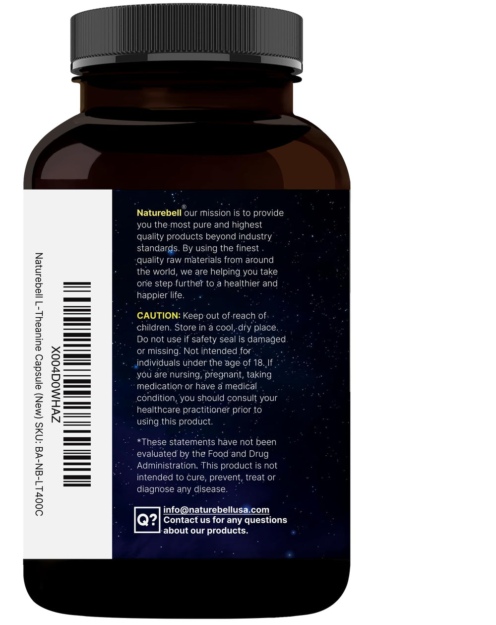 NatureBell bottle on desk in a calm home workspace setting