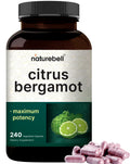 NatureBell Citrus Bergamot 5,000 mg Equivalent | 240 Veggie Capsules | Extra Strength 25:1 Extract