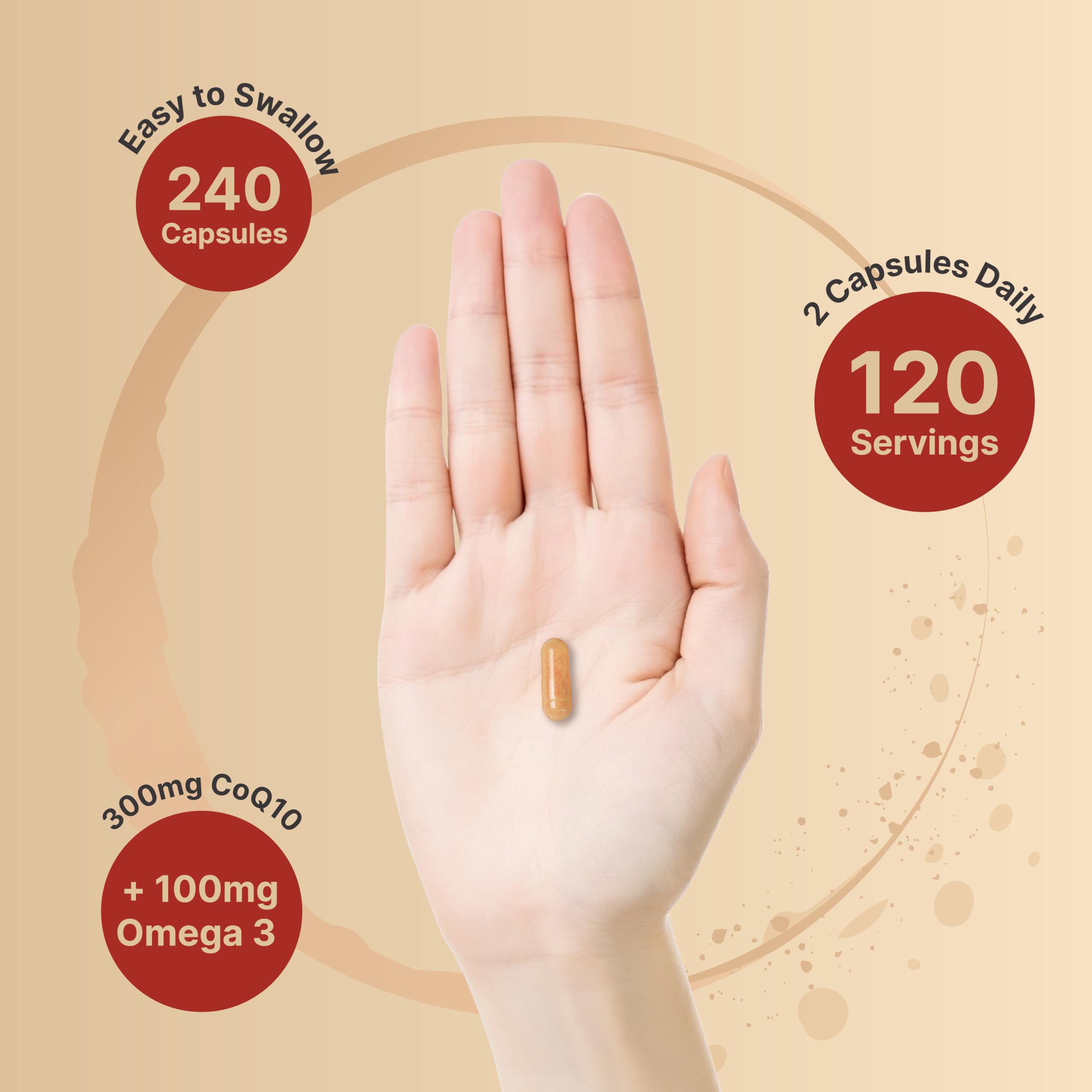 NatureBell CoQ10 bottle packaging signaling premium quality.