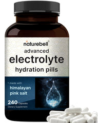 NatureBell Electrolyte Pills bottle front view for hydrated workouts